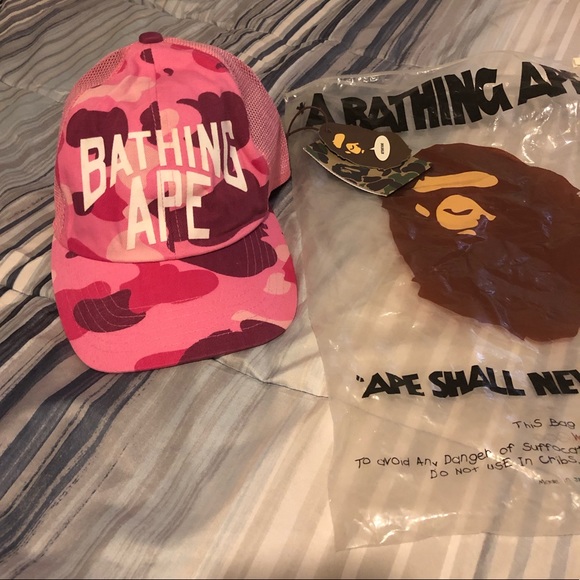 Ultra Rare Pink Bape Truck Cap 